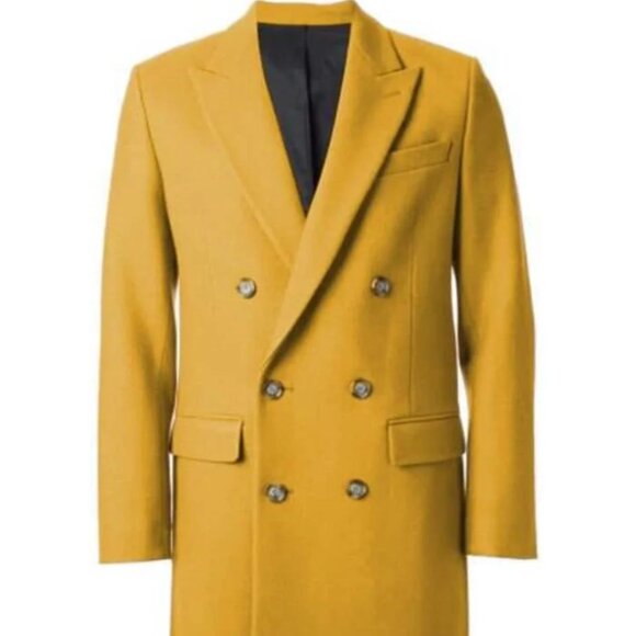 Mens Overcoat - Topcoat For Men - Winter Fabric -...